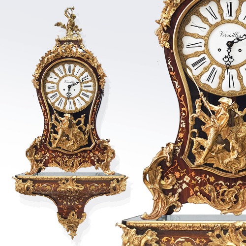 최고급 이태리 베르사유(Versailles) 시계(독일산 기계식 무브먼트)+벽걸이 받침대(198210)