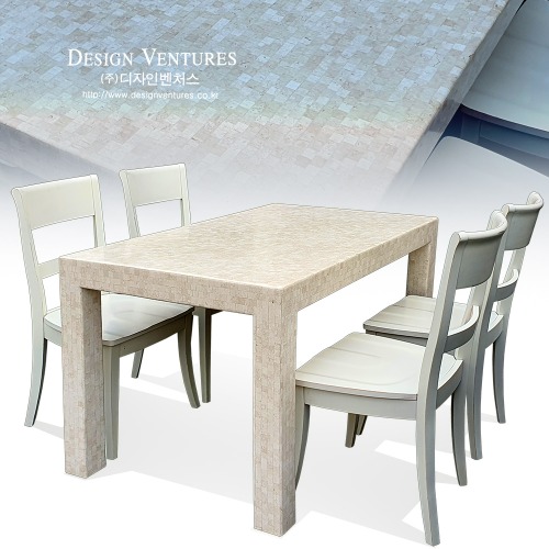 디자인벤쳐스(DesignVentures)모자이크모나코 대리석 4인용 식탁(131114)